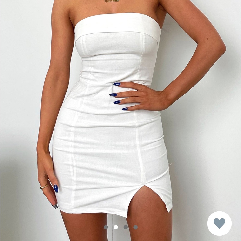 That’s So Fetch Charms Dress in White